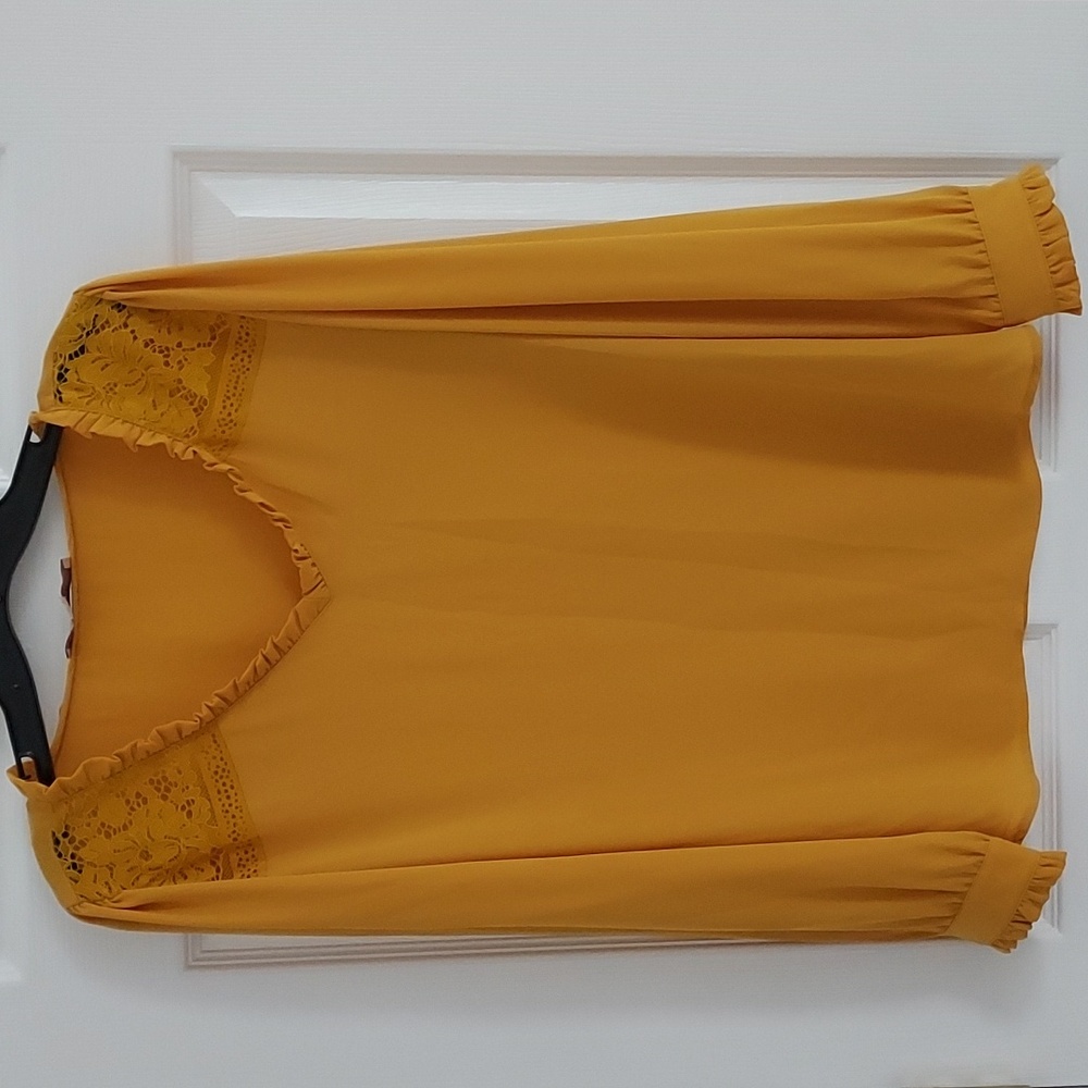 Loft Yellow Blouse